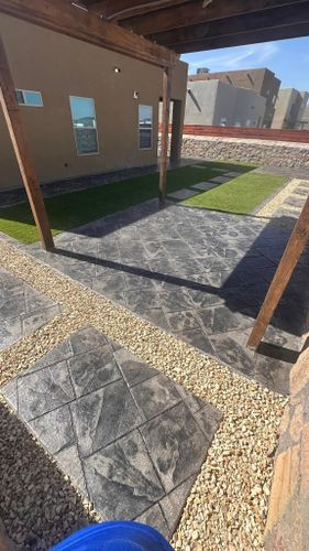 Concrete for Inova Hardscape in El Paso, TX