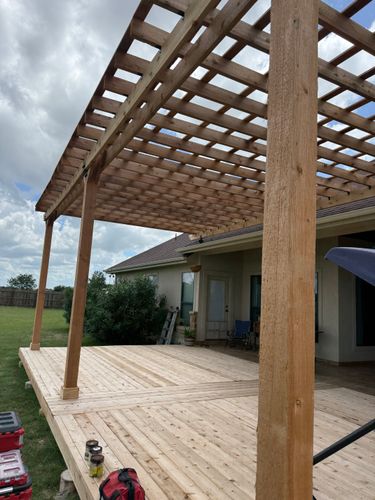 Patio and Deck Installation for STX Remodeling in Floresville, TX