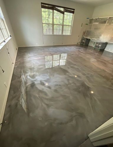 Metallic Epoxy for Ryan's Epoxy in Rockwall, TX