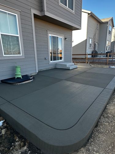 Concrete Slab Construction for B&M Concrete LLC in Longmont, CO