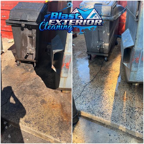 Dumpster Pad Cleaning for Blast Exterior Cleaning in  Hendersonville, NC