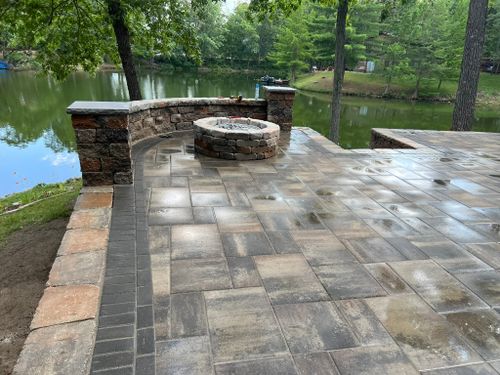 Landscape Installation for Mayfield Landscaping in Staunton, IL