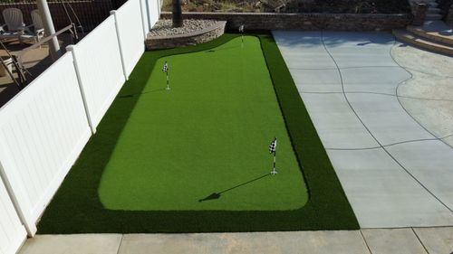 Putting Greens for Aidan Jade Landscaping in Riverside County, CA