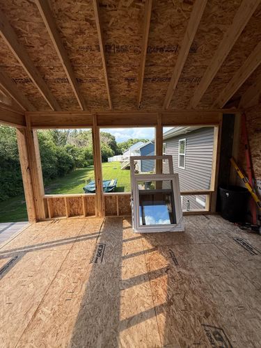Deck Buildout for Tru Frame Outdoor Structures in Menasha, WI