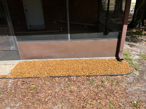 Mulch or Rock Installation for All American Property Services in High Springs, FL