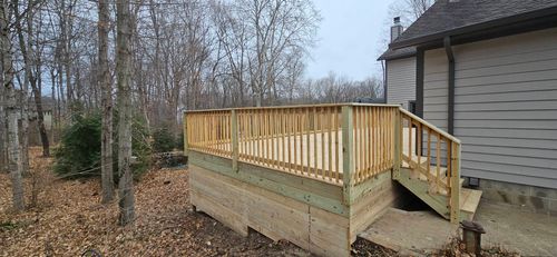 Deck and Patio Construction for Crossbones Contracting in Greencastle,  IN