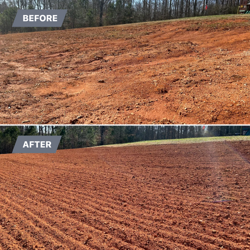 Skid Steer Work & Brush Clearing for Sandy Creek Hydroseeding in Monroe, GA