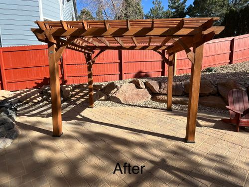Patio Design & Construction for Top of The Edge Landscape in Peyton,  CO