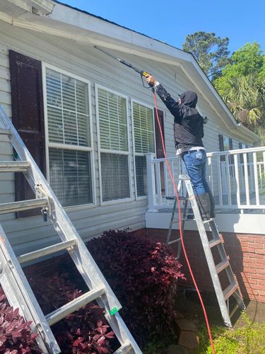 Pressure Washing for Painting New Reborn in Rocky Point, NC