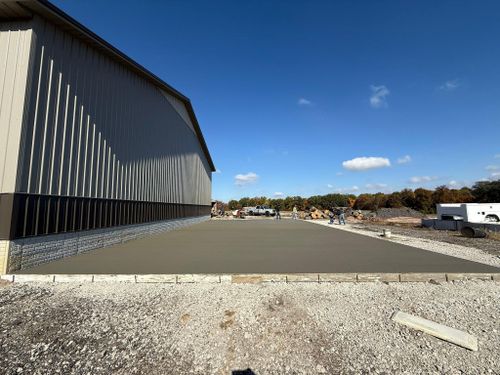 Full Depth Custom Carved Concrete for Whitfield Concrete Construction in Solsberry, IN