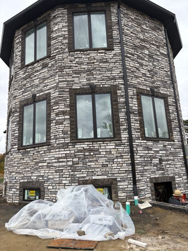 Stone and Block Veneers for RS Masonry LLC in Akron, Ohio