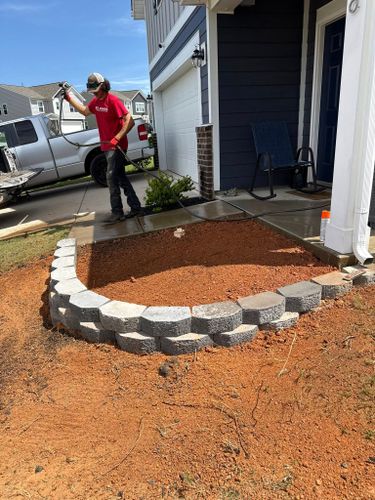 Retaining Wall Construction for Stars & Stripes Landscaping in Catawba, NC