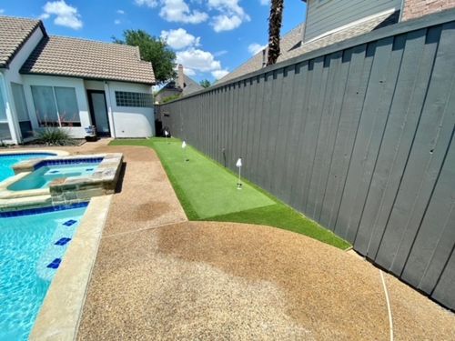 Putting Greens for Texas Freedom Turf Co. in Dallas, TX