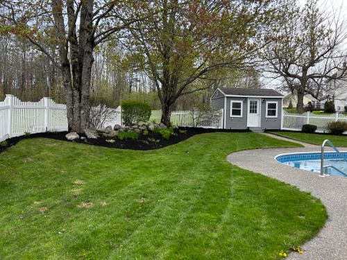 Mulch Installation for CM & Sons Landscaping LLC in Benton, ME