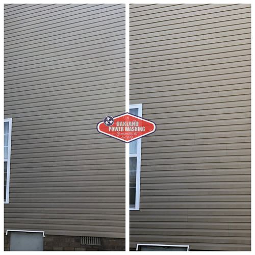 House and Roof Softwash for Oakland Power Washing in Clarksville, TN