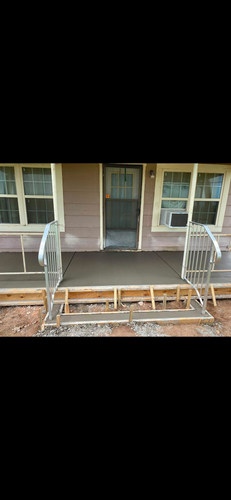Concrete Patios for Rock of Ages Concrete LLC in Denton, TX
