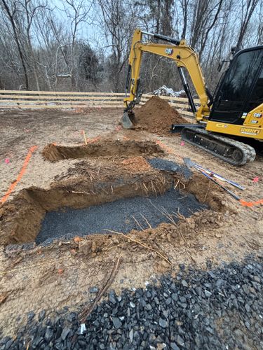 Grading for Schrock’s Land Management in Northern Virginia, Shenandoah Valley, VA