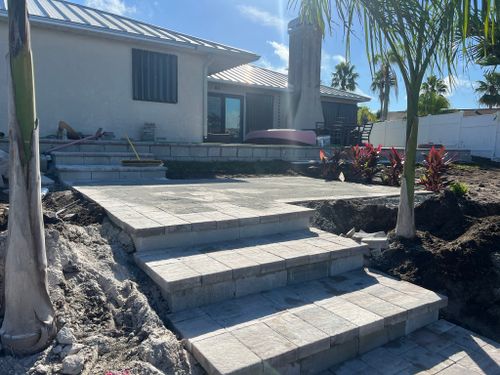 Full scale landscape designing and installations for Isaiah Simmons Construction and Landscaping LLC in Brevard County, Florida