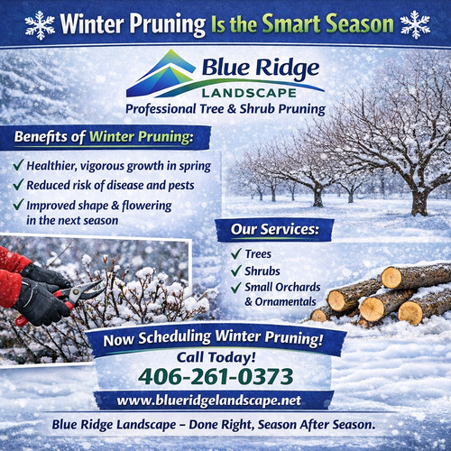 Spring/Fall Clean Up for Blue Ridge Landscape in Polson, MT