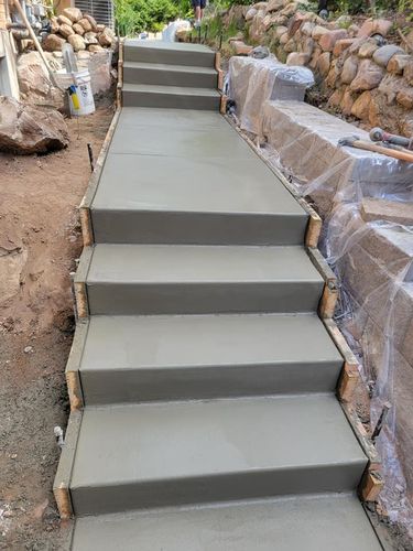 Stair Design & Installation for Artisan Concrete in Bluffdale, UT