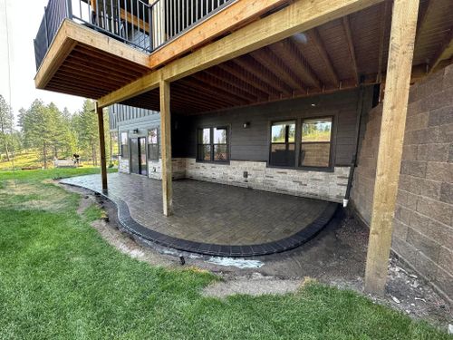 Patio Design & Construction for Diamond Landscape & Hardscape LLC in Kalispell, MT