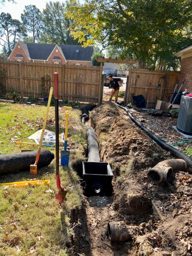 Patrick Drainage & Landscape  for Emory's Garden Landscape Emporium in Memphis,  TN