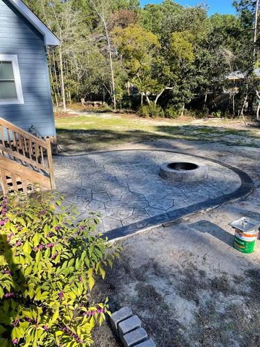 Firepits for Musick Concrete Services in Kitty Hawk, NC