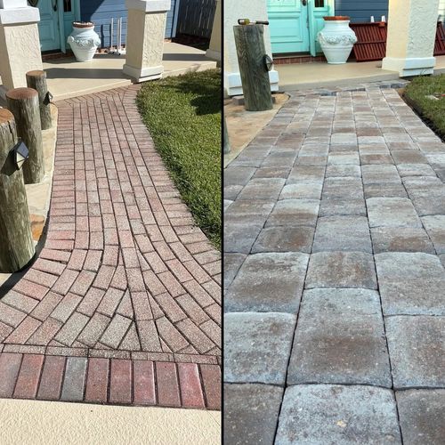 Paver Installation/Sealing for Ferrell’s Professional Painting & Home Services LLC in Panama City Beach, FL
