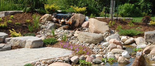 Natural Stone Hardscape for Dove Springs Landscaping Services in Austin, Texas