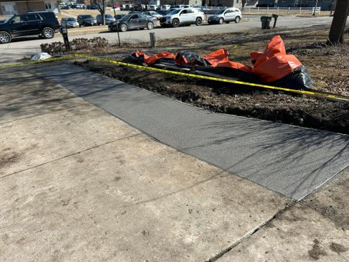 Sidewalk Installation for LABS Concrete in West Liberty, IA