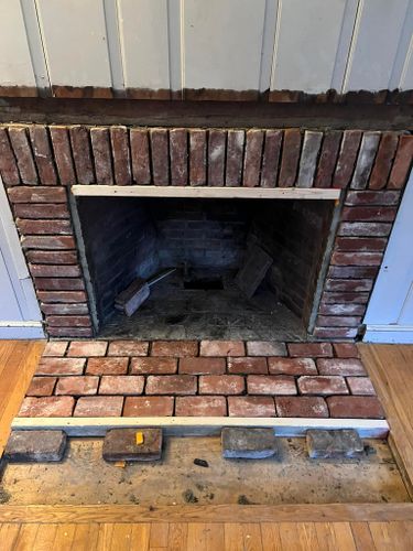 Fireplace Installation for Gonsalves Masonry & Construction in Maynard, MA