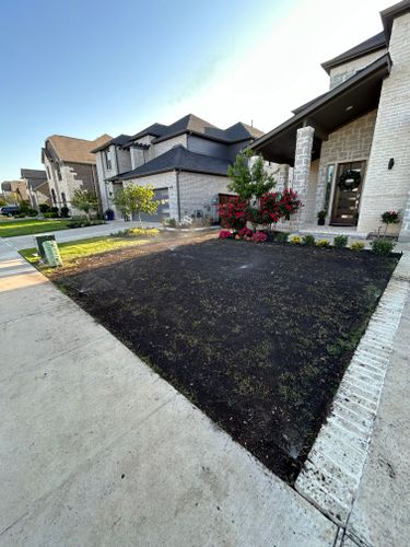 Leveling for North Texas Groundscaping in Frisco, TX