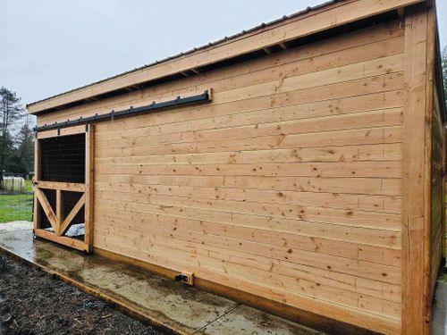 Shelters for Oats Equestrian Fencing LLC in Arlington, WA