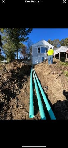 Excavation for CS Property Maintenance in Middlebury, CT