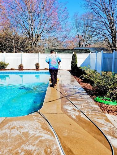 Concrete Cleaning for All American Pressure Washing in Easley, SC