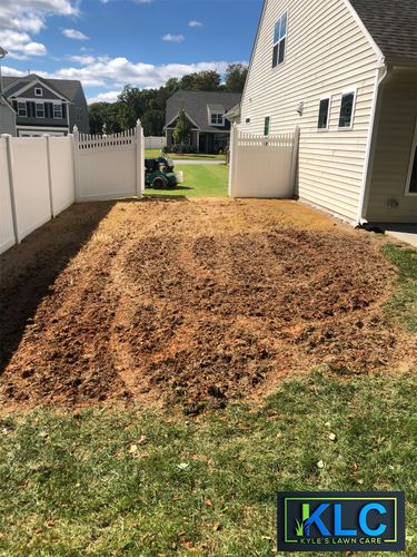 Core Aeration and Overseeding for Kyle's Lawn Care in Kernersville, NC