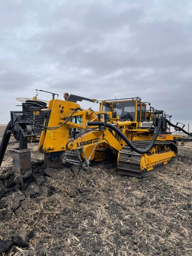 Custom Drainage for Legge Farms and Drainage in Garner, IA