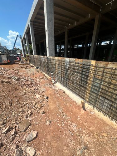 Rebar installation for J & Son Construction LLC in Forest City, NC