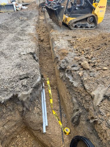 Foundation Excavation for Cox's Ag Services, LLC in Evans City, PA