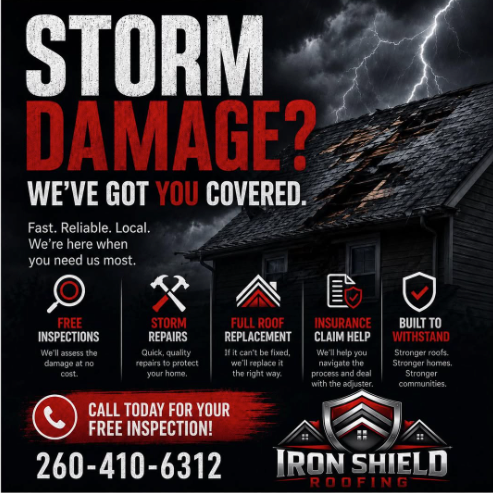  for Iron Shield Roofing and Exteriors in New Haven, IN