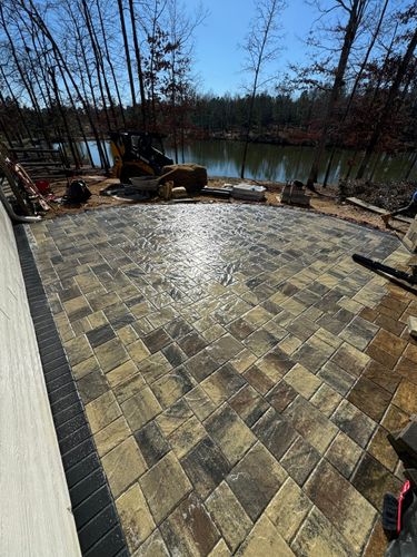 Paver Installs for E&T Outdoor Pros in LaGrange, GA