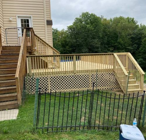 Custom Deck Designs for Disessa in Wantage, NJ