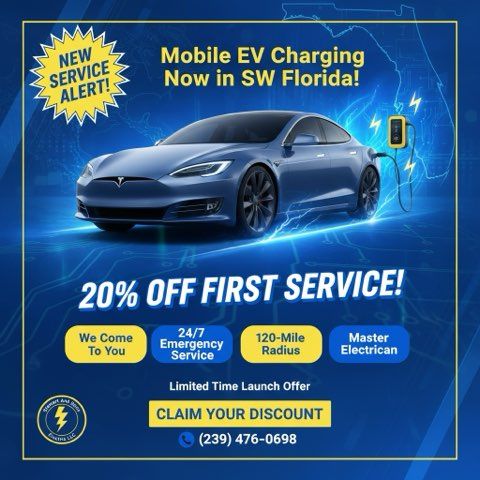 EV Charger Installation for Stewart And Sons Electric LLC in Lehigh Acres, FL