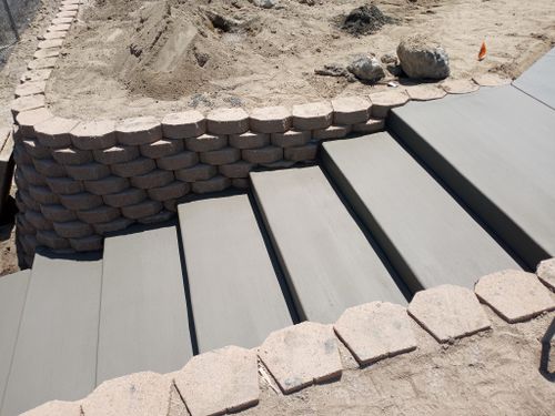 Stair Design & Installation for David Cordrey Concrete Construction in Hemet, CA