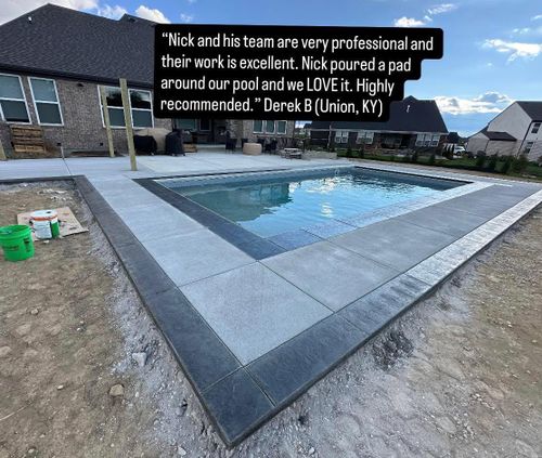 Concrete Patios & Driveways for Tanenbaum Services & Concrete in Florence, KY