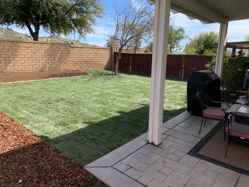 Artificial Turf Installation for Aidan Jade Landscaping in Riverside County, CA