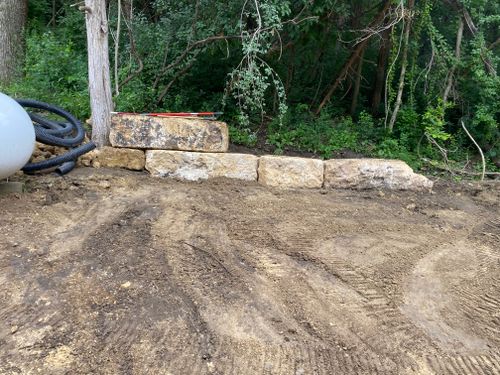 Retaining Walls for TDC Excavating in Dubuque, IA