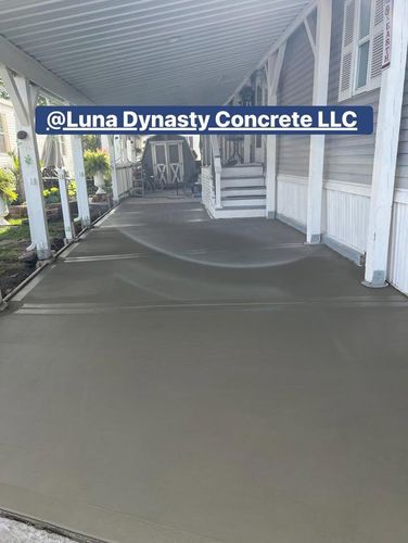 Patio Design & Installation for Luna Dynasty Concrete in Chicago, IL