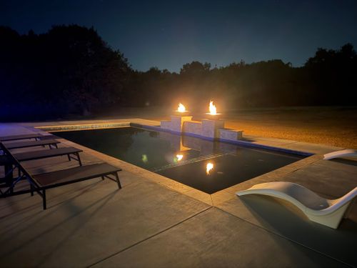 Custom Pool Construction for Black Diamond Custom Pools LLC in Azle, TX