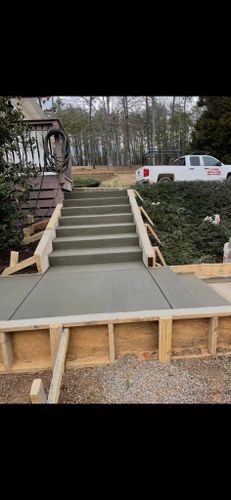 Stair Design & Installation for J & Son Construction LLC in Forest City, NC